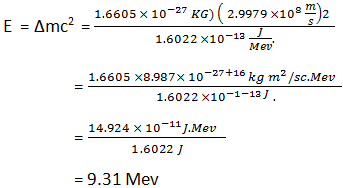 Nuclear binding energy