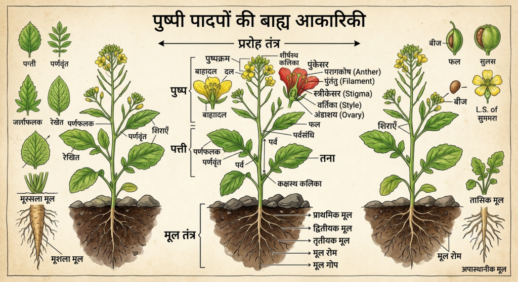 पुष्पी पादपों की बाह्य अकारिकी 2 1781776456015